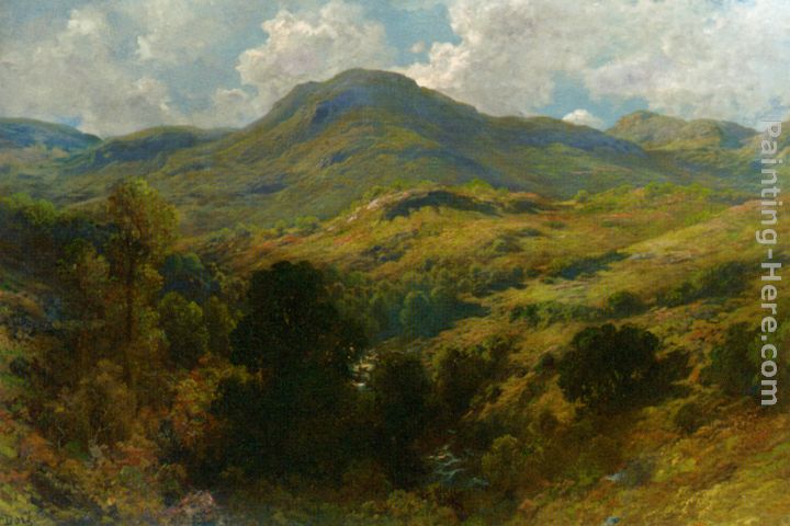 Montagne dEcosse painting - Gustave Dore Montagne dEcosse art painting